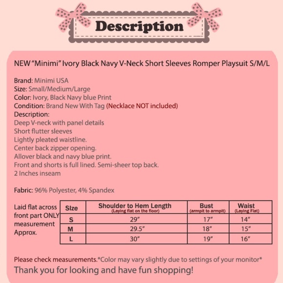 ☝️Last one ☝️Ivory V Neck Flutter Boho CUTE Romper - Picture 8 of 8